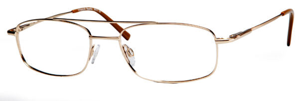Esquire Eyeglasses 8872   2 SIZES  Brown, Gold or Gunmetal - TITANIUM NICKEL FREE
