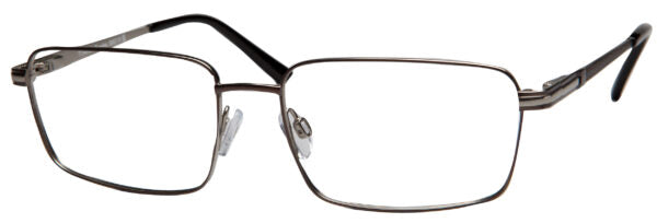 Esquire Eyeglasses 8662  56-17-150   Black/Silver or Gunmetal/Silver  TITANIUM