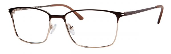 Esquire Eyeglasses 8867 54-17-145  Brown Gold or Black Silver  TITANIUM - NICKEL FREE
