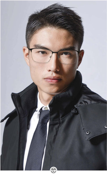 Esquire Eyeglasses 8867 54-17-145  Brown Gold or Black Silver  TITANIUM - NICKEL FREE