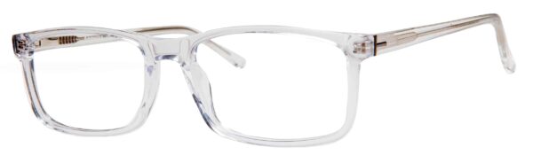 Esquire Eyeglasses 1613  57-18-150   Black, Crystal or Grey Crystal