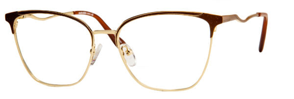marie claire eyeglasses 6300   54-16-140   Black or Brown Sparkle Gold