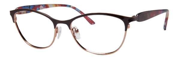 Enhance Eyeglasses 4282   53-18-140   Black, Brown or Purple