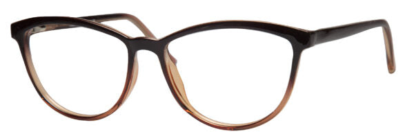 Enhance Eyeglasses 4351 55-16-145   Black, Brown, Burgundy or Green Fade