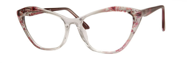 Enhance Eyeglasses  4384  57-14-143  Brown, Burgundy or Purple