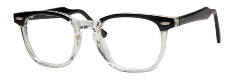 Enhance Eyeglasses  4445  46-19-137  Black/Crystal or Grey/Crystal