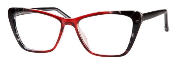 Enhance Eyeglasses 4459  55-17-143   Black/Red, Brown/Grey or Green/Lilac