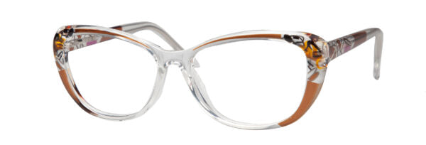 Enhance Eyeglasses 4493  55-16-143  Blue, Brown or Rose