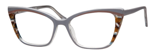 Enhance Eyeglasses 4511   54-18-145  Black, Brown or Grey