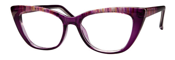 Enhance Eyeglasses 4528   52-18-142   Cobalt, Grey or Plum