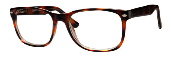 Enhance Eyeglasses 4538  59-19-150   Black/Crystal or Tortoise/Crystal