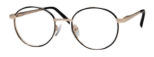 Enhance Eyeglasses 4546   44-17-125   Black/Gold or Blue/Silver