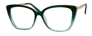 Enhance Eyeglasses 4550   55-16-145   Green Fade or Plum Fade