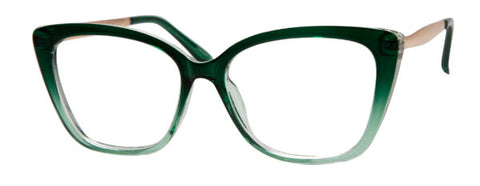 Enhance Eyeglasses 4550   55-16-145   Green Fade or Plum Fade
