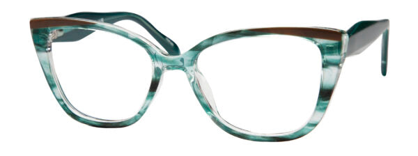 Enhance Eyeglasses 4552   55-18-142    Brown or  Green or Grey