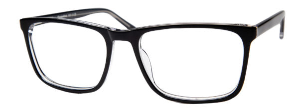 Esquire Eyeglasses 1631   58-19-150   Black/Crystal or Crystal/Tortoise