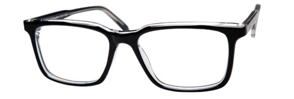 Esquire Eyeglasses 1632   53-17-145   Black/Crystal or Brown