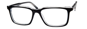 Esquire Eyeglasses 1632   53-17-145   Black/Crystal or Brown