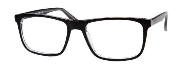 Esquire Eyeglasses 1636     55-17-145     Black Crystal or Tortoise Crystal