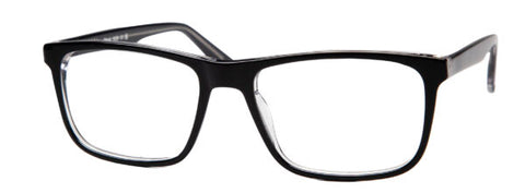 Esquire Eyeglasses 1636     55-17-145     Black Crystal or Tortoise Crystal