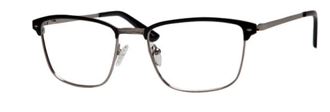 Ernest Hemingway Eyeglasses H4924  54-19-140  Black/Silver or Gunmetal/Silver