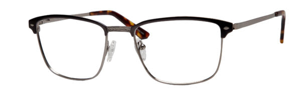 Ernest Hemingway Eyeglasses H4924  54-19-140  Black/Silver or Gunmetal/Silver