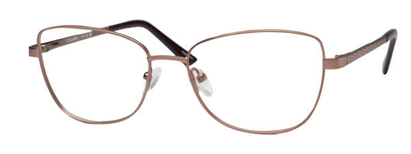 LUMAX Eyeglasses  LU1121   54-16-140   Satin Brown or Satin Purple