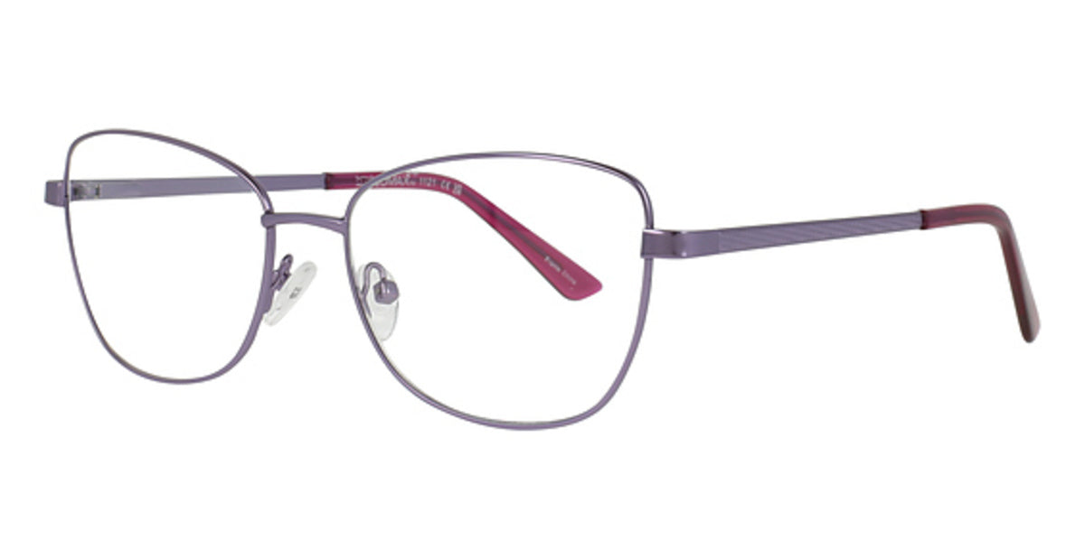 LUMAX Eyeglasses  LU1121   54-16-140   Satin Purple or Satin Brown