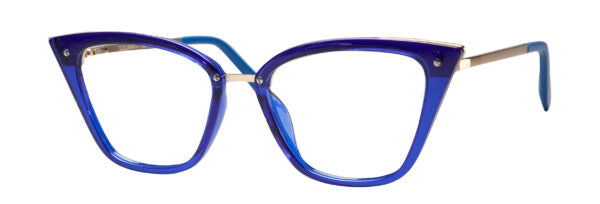 LUMAX Eyeglasses  LU1128   54-18-140   Cobalt, Crystal, Green, Tortoise or Black