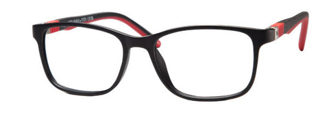 LUMAX Eyeglasses  LU1131   48-15-135   Black/Red,  Black/Grey