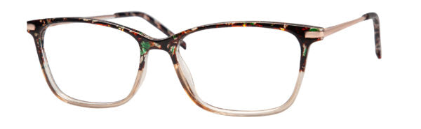 LUMAX Eyeglasses  LU1132   54-15-140  Purple or Brown Marble Fade