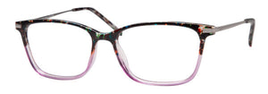 LUMAX Eyeglasses  LU1132   54-15-140  Purple or Brown Marble Fade