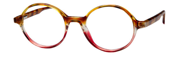 LUMAX Eyeglasses  LU1134   46-19-138   Blue Demi/Crystal or Yellow Demi/Burgundy
