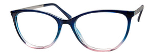 LUMAX Eyeglasses  LU1135   53-17-145   Blue Fade, Black Fade or Red Fade