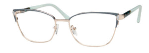 LUMAX Eyeglasses  LU1159   55-17-143   Grey/Gold or Brown/Gold