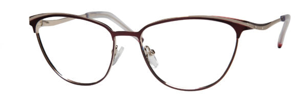 marie claire eyeglasses 6321   53-16-140   Black/Gold or Burgundy/Gold