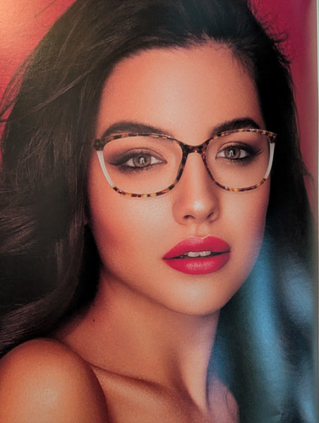 marie claire eyeglasses 6348   54-16-140   Black/White or Tortoise/Bone