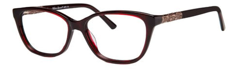 Valerie Spencer Eyeglasses 9370   54-15-140   Burgundy or Tortoise