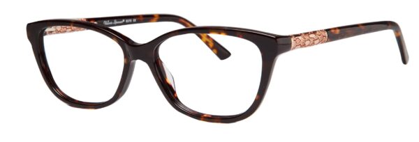 Valerie Spencer Eyeglasses 9370   54-15-140   Burgundy or Tortoise