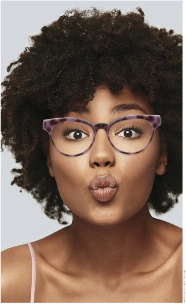 marie claire eyeglasses 6299   57-18-145   Purple or Red Marble