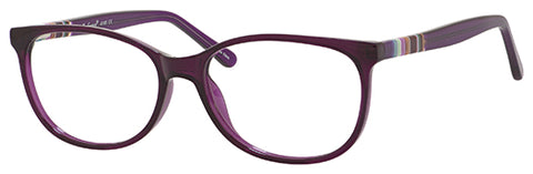 Enhance Eyeglasses 4145  54-16-140   Purple, Burgundy or Black