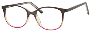 Enhance Eyeglasses 4152  52-17-140  Grey, Blue or Burgundy Stripe