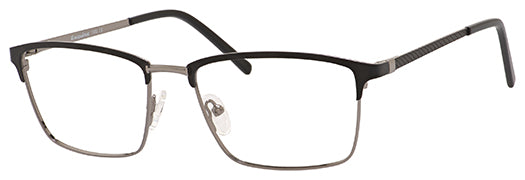 Esquire Eyeglasses 1562  54-18-143  Satin Brown/Silver or Satin Black Silver