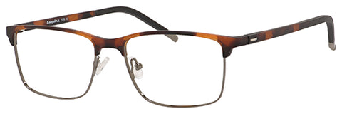 Esquire Eyeglasses 1568  55-16-145  Matte Tortoise/Gunmetal or Black/Silver