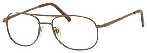 Esquire Eyeglasses 7766  54-16-145  57-16-150 Brown or Gunmetal - EYE-DOC Shop USA