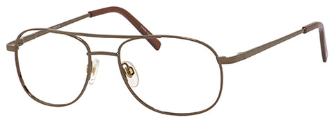 Esquire Eyeglasses 7766  54-16-145  57-16-150 Brown or Gunmetal - EYE-DOC Shop USA
