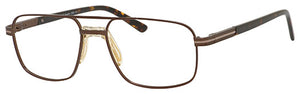 Esquire Eyeglasses 8659 2 Sizes  Brown/Gold or Gunmetal/Silver  TITANIUM  - NICKLE FREE