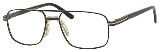 Esquire Eyeglasses 8659 2 Sizes  Brown/Gold or Gunmetal/Silver  TITANIUM  - NICKLE FREE