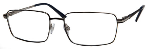 Esquire Eyeglasses 8662  56-17-150   Black/Silver or Gunmetal/Silver  TITANIUM