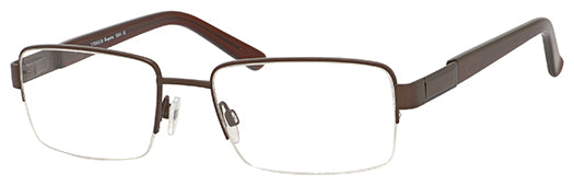 Esquire Eyeglasses 8844  55-19-145  Brown or Black  TITANIUM NICKEL FREE